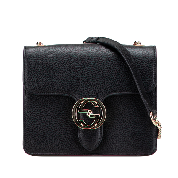 Pre-Loved Gucci Small Dollar Calfskin Interlocking G Crossbody - Picture 1 of 10